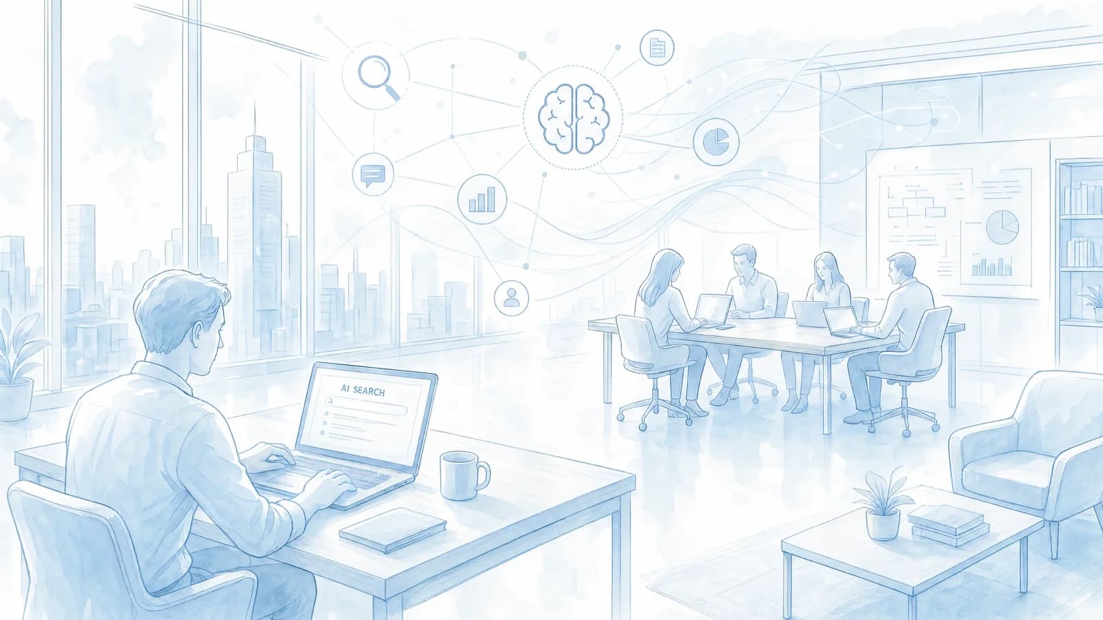 Onze digitale workspace, ThinkagainOS heeft nu ook een eigen brein